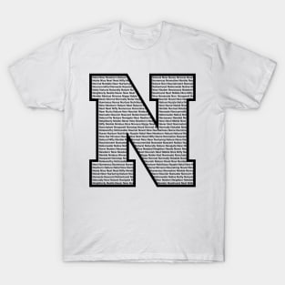 N Black T-Shirt